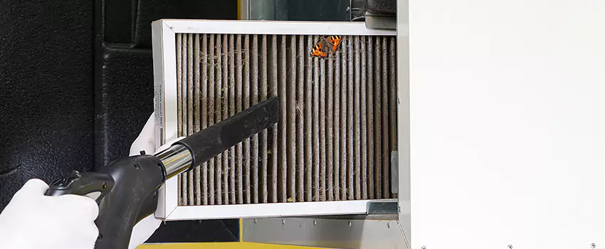Clogged Air Duct Cleaning Process in Rosemont, CA