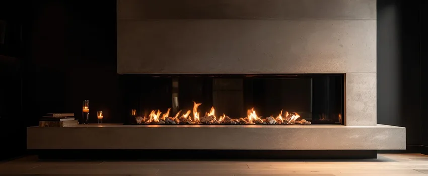 Gas Fireplace Ember Bed Design Services in Rosemont, California