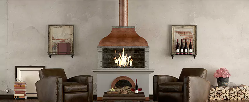 Thelin Hearth Products Providence Pellet Insert Fireplace Installation in Rosemont, CA