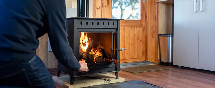 Open Hearth Wood Fireplace Installation in Rosemont, CA