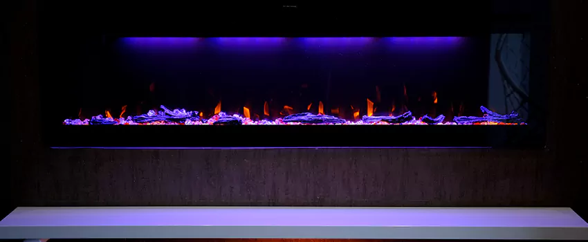 Dynamic Flame Color Fireplace Installation in Rosemont, CA