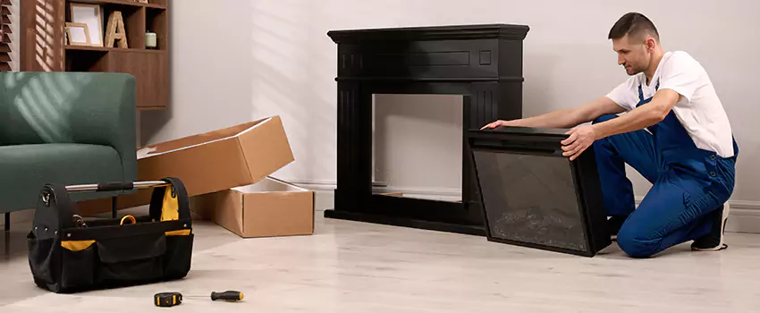 Old Rusted Metal Fireplace Repair And Replacement in Rosemont, CA