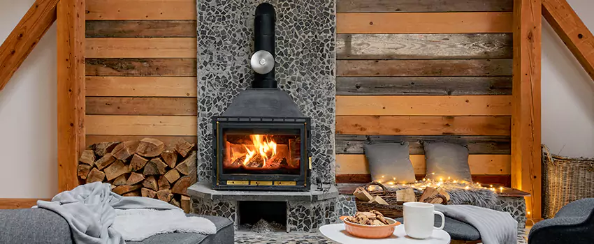 Thelin Hearth Products Direct Vent Gas Stove Fireplace Inspection in Rosemont, California